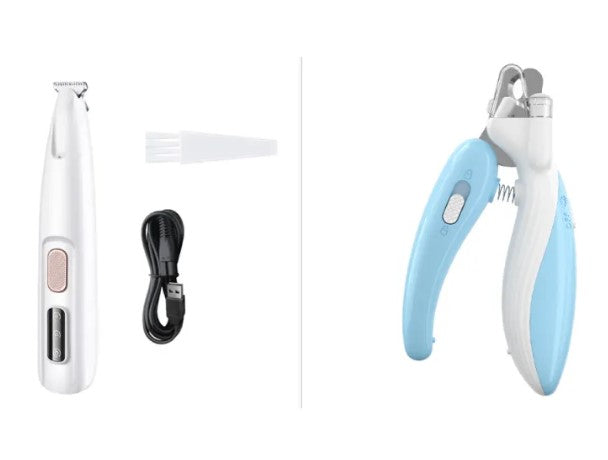 Pet Paw Trimmer with LED — Safe Nail Trimming at Home