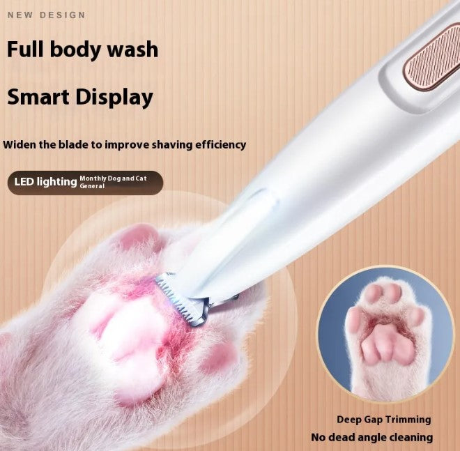 Pet Paw Trimmer with LED — Safe Nail Trimming at Home