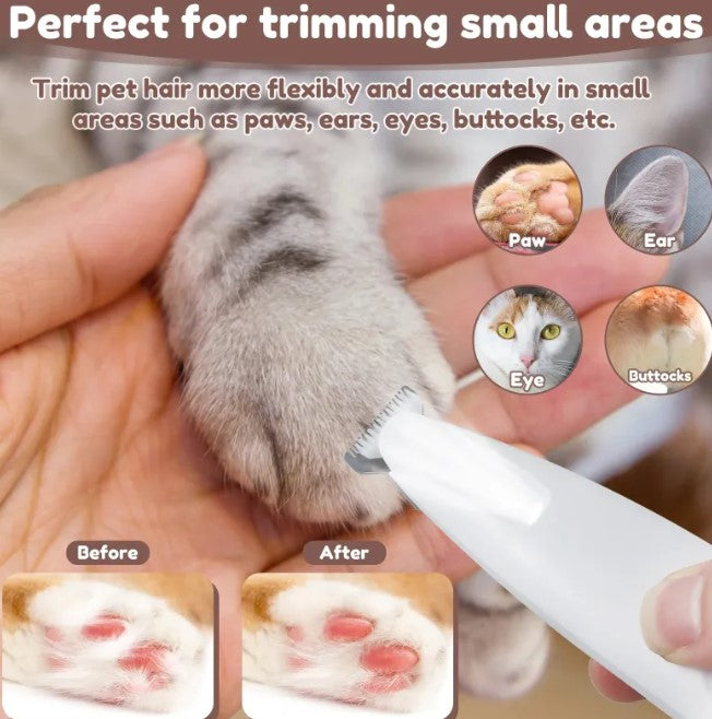 Pet Paw Trimmer with LED — Safe Nail Trimming at Home